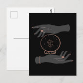 Occult Fortune Teller Wicca Gothic Witchcraft Briefkaart (Voorkant / Achterkant)