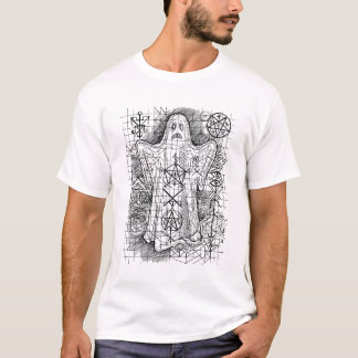 Occult Laken Geest Grappig Vintage Halloween Wit T-shirt