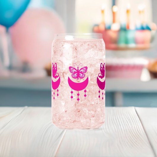 Occult Moon Butterfly Can Glass Wrap Blikvorm Glas (Insitu (Baby Shower))