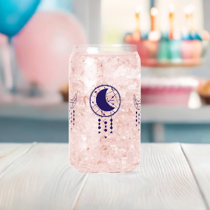 Occult Moon Dream Catcher Drinkware Can Glass Blikvorm Glas