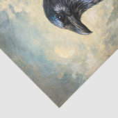 Occult Raven Decoupage Tissuepapier (Detail)