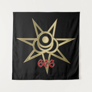 occult symbool septagram wandkleed