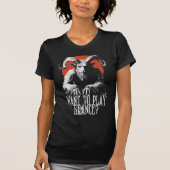 occulte gotische Baphomet Séance Horror T-shirt (Voorkant)