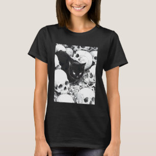 Occulte Kat Goth Grunge Punk Alt Esthetiek T-shirt