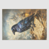 Occulte Raven Decoupage Tissuepapier (Voorkant)