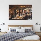 Occupation Opus, by artist Bella Catza Canvas Afdruk (Insitu (Slaapkamer))