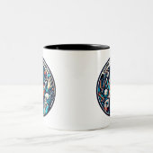 Occupational Therapeut aangepaste tekst Tweekleurige Koffiemok (Center)