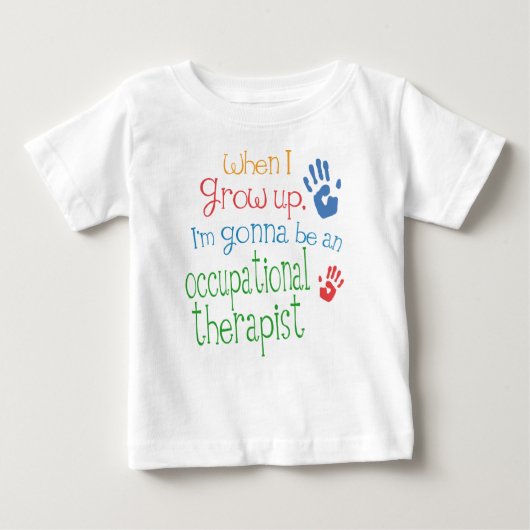 Occupational Therapist (Future) Baby Baby T-Shir (Voorkant)