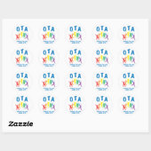 Occupational Therapy Assistant STICKERS Rond (Vel)