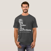 Occupational Therapy Daily Occupations Design T-shirt (Voorkant volledig)