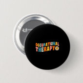Occupational Therapy Groovy Occupational Therast O Ronde Button 5,7 Cm (Voorkant /achterkant)
