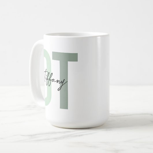 Occupational Therapy Mug • Custom OT Coffee Mug •  (Devant gauche)