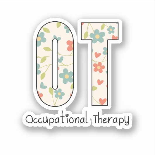 Occupational Therapy OT - Occupational Therapist Sticker (Voorkant)