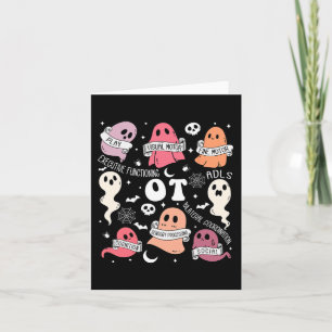 Occupational Therapy OT OTA Halloween Spooky Schat Kaart