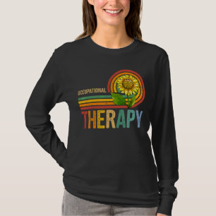 Occupational Therapy Retro Verpleegkundige Zonnebl T-shirt