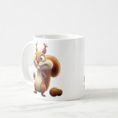 'Occupé comme un écureuil' Mug (Devant gauche)