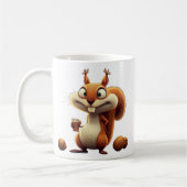 'Occupé comme un écureuil' Mug (Gauche)