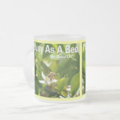 Occupé comme une abeille, donc Buzz Off - Mug givr (Devant gauche)