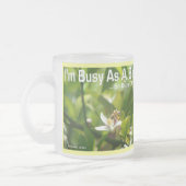 Occupé comme une abeille, donc Buzz Off - Mug givr (Gauche)