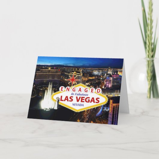 Occupé dans la carte fabuleuse de Las Vegas (Devant)