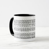 Occupé. Essayez plus tard. Mug Introverti Message (Devant gauche)
