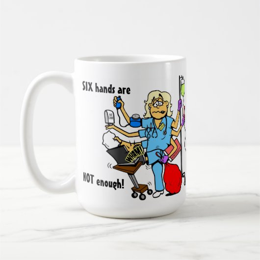 Occupé Nurse Mug (Gauche)