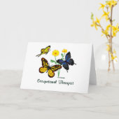 Occupine Therapist Butterflies Kaart (Gele Bloem)
