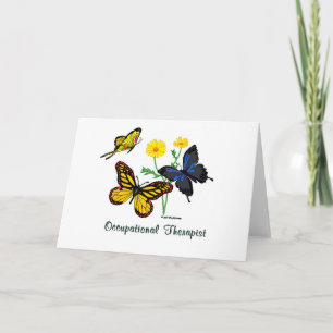 Occupine Therapist Butterflies Kaart