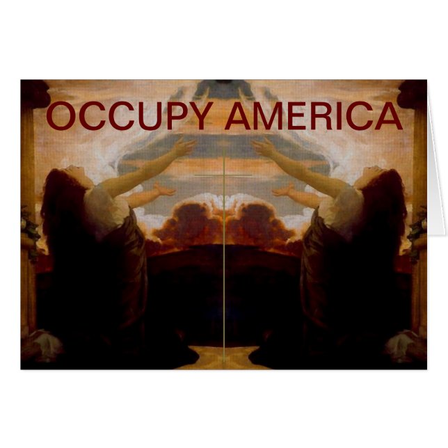 OCCUPY AMERICA (Voorkant Horizontaal)