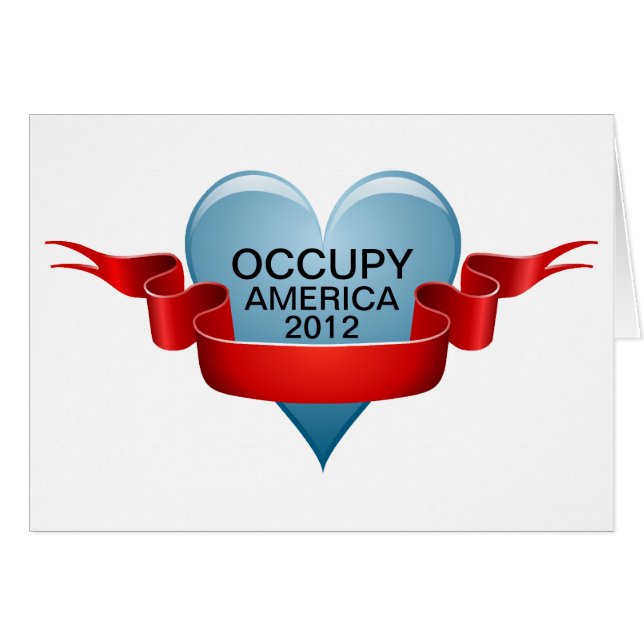 OCCUPY AMERICA 2012 (Devant horizontal)