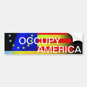 OCCUPY AMERICA BUMPERSTICKER