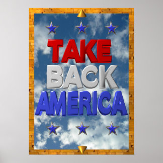 Occupy America-protestbord Poster