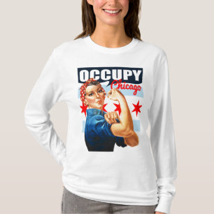 Occupy Chicago Rosie le t-shirt Riveter