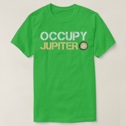 Occupy Jupiter T-shirt (Design voorkant)