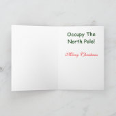 Occupy La Carte De Noël Du Pôle Nord (Intérieur)