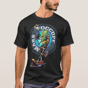 Occupy Mars Grey Alien T-shirt