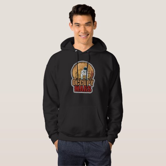 Occupy Mars Hoodie (Voorkant volledig)