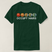 Occupy Mars Terraforming T-shirt (Design voorkant)
