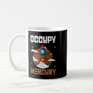 Occupy Mercury 2Mercury Planet Ruimteraket Koffiemok