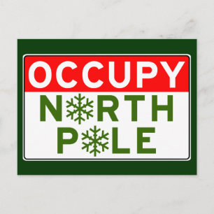 Occupy North Pole Briefkaart