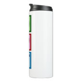 Occupy Peace Love Monogram Thermosbeker (Geroteerd rechts)