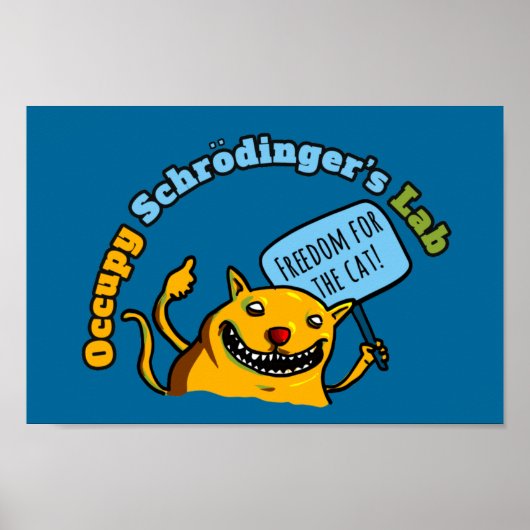 Occupy Schrodinger's Lab Poster (Voorkant)