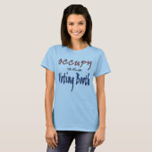 Occupy-stemhokje 1 Shirt (Voorkant volledig)
