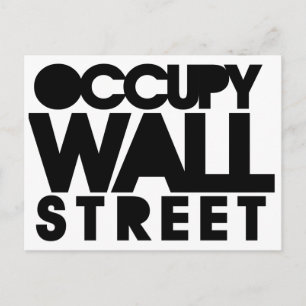 Occupy Wall Street Briefkaart