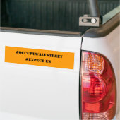 OCCUPY WALL STREET BUMPERSTICKER (Op Truck)