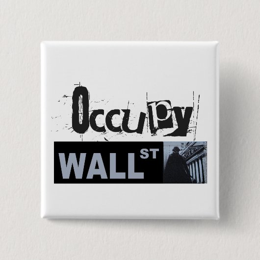 Occupy Wall Street Button (Voorkant)