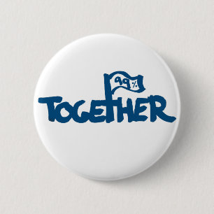 Occupy Wall Street Ronde Button 5,7 Cm