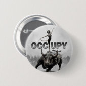 Occupy Wall Street Ronde Button 5,7 Cm (Voorkant /achterkant)