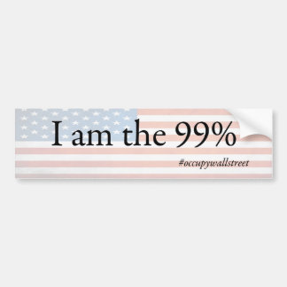 Occupy Wall Street Support Bumpersticker