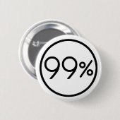 Occupy Wall Street We zijn de 99% Button (Voorkant /achterkant)